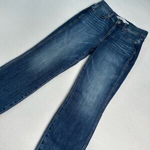 Ayr Women's Size 27 The Riser Jeans Dark Blue